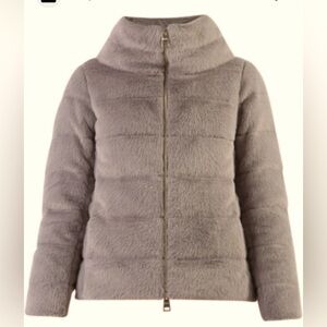 Herno Women's Soft Gray Teddy Jacket
